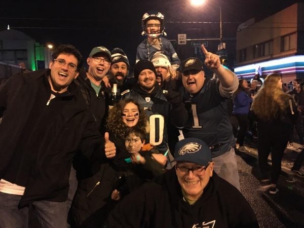 Super Bowl celebrations on Broad and Jackson