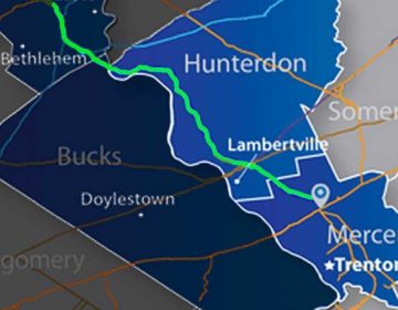 This shows part of the PennEast Pipeline route. (PennEast Pipeline)