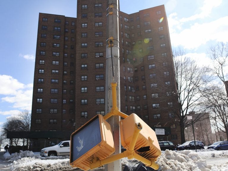 The public housing project the Farragut Houses in Brooklyn, New York. The budget blueprint President Donald Trump released Thursday calls for the cutting of billions of dollars in funding from the Department of Housing and Urban Development. (Spencer Platt/Getty Images) 