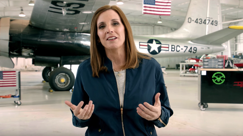In Republican Rep. Martha McSally's ad announcing her run for Senate in Arizona, she urged other Republicans in Washington to "grow a pair of ovaries." YouTube