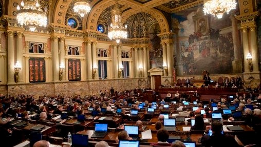 Pennsylvania has the largest full-time legislature in the country. (AP, file)