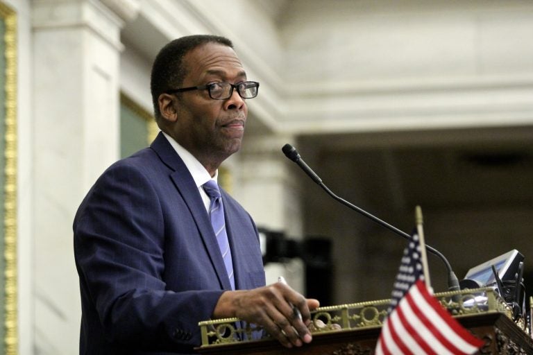 City Council President Darrell Clarke. (Emma Lee/WHYY)