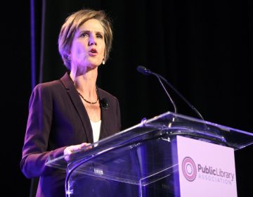 Former U.S. Deputy Attorney Sally Yates opens the Public Library Association Conference at the Pennsylvania Convention Center.