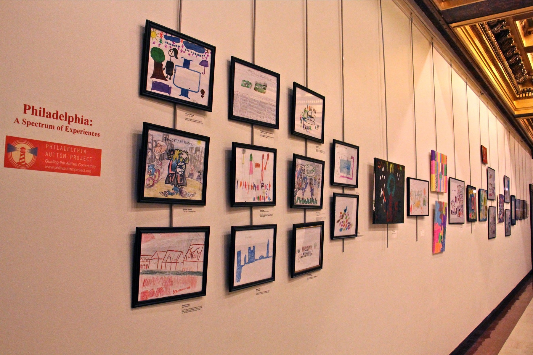 Drawing from another perspective City Hall exhibit features work by  artists with autism  WHYY