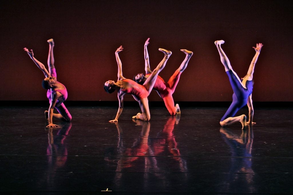 Dancers with BalletX rehearse "Vivir," a new work from choreographer Darrell Grand Moultrie.