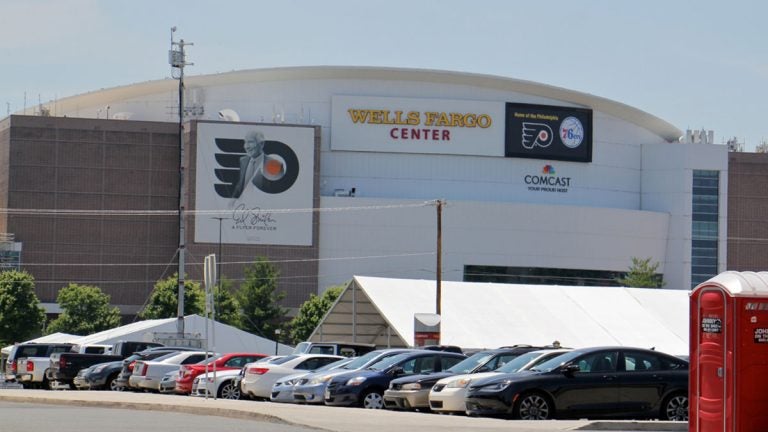 The Wells Fargo Center. (Emma Lee/WHYY)