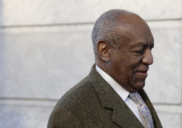 Bill Cosby arrives for a pretrial hearing in his sexual assault case at the Montgomery County Courthouse, Monday, March 5, 2018, in Norristown, Pa. (AP Photo/Matt Slocum)