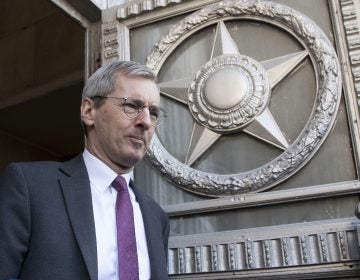 British ambassador to Russia, Laurie Bristow, leaves after a meeting at the Russian foreign ministry building in Moscow, Russia, Saturday, March 17, 2018. Russia's Foreign Ministry has summoned Bristow for talks in a heightening dispute over a nerve agent attack on a former spy in Britain. Russia is expected to announce the expulsion of some British diplomats in a retaliatory measure. (Pavel Golovkin/AP Photo)