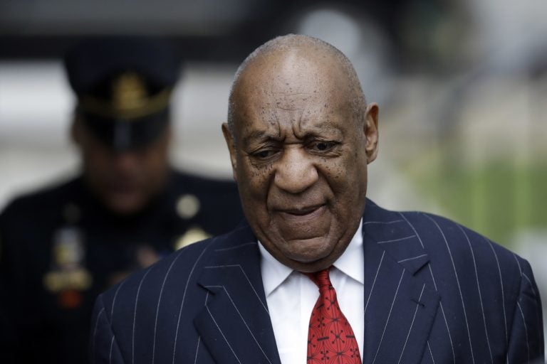 Bill Cosby arrives for a pretrial hearing in his sexual assault case, Thursday, March 29, 2018, at the Montgomery County Courthouse in Norristown, Pa. (Matt Slocum/AP Photo)