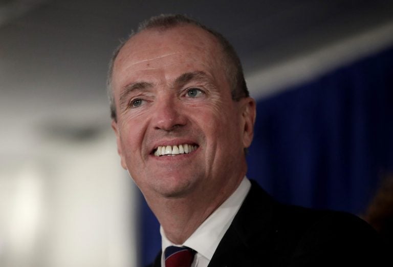 In this Jan. 16, 2018, file photo, New Jersey Gov. Phil Murphy speaks before signing the first executive order of his administration in Trenton, N.J. Democratic officials in some high-tax states are pushing legislation that would retain a federal tax break for state and local taxes, a deduction that was capped in the recent GOP tax overhaul. Murphy’s office describes the push for a work-around to the new cap on local taxes as a matter of fairness, especially if many of the federal tax breaks expire as scheduled in 2027. (Julio Cortez/AP Photo, File)