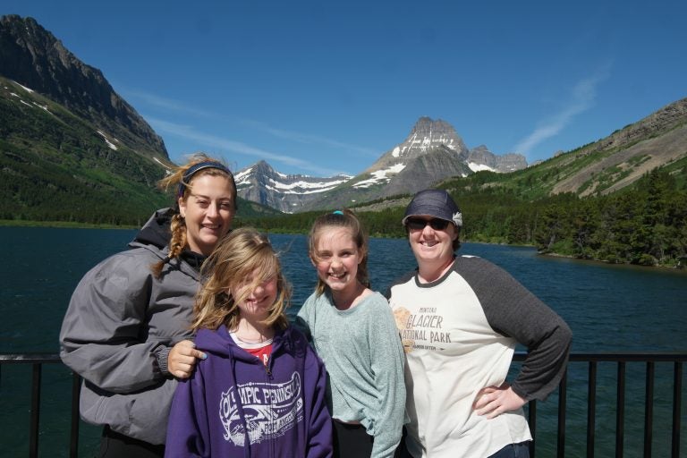 The author's niece, daughters and wife. (Jeff Bogle)