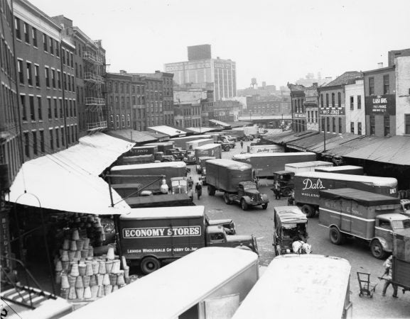 The Dock Street Market in 1951.