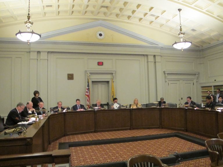 After hearing testimony Monday, the New Jersey Assembly Labor Committee voted to advance the Workplace Democracy Enhancement Act to guarantee union representatives access to public employees during the workday. (Phil Gregory/WHYY)