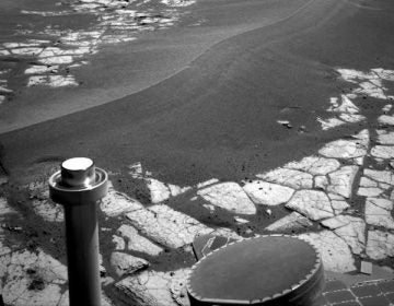 This image was taken with Opportunity's navigation camera of a large dune on the way to Victoria