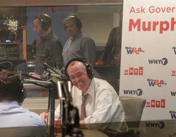 New Jersey Gov. Phil Murphy in WBGO's studios for the first episode of 'Ask Governor Murphy'
