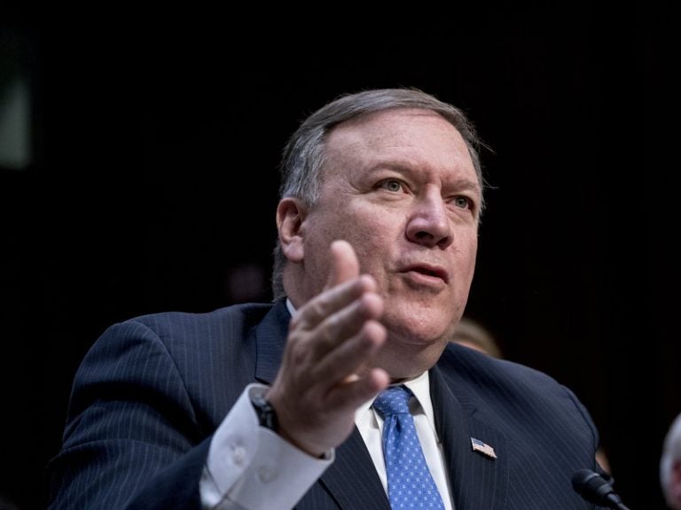 Mike Pompeo, who has received an award from an anti-Islamic group, has been tapped by President Donald Trump to be the next Secretary of State. (Andrew Harnik/AP) 