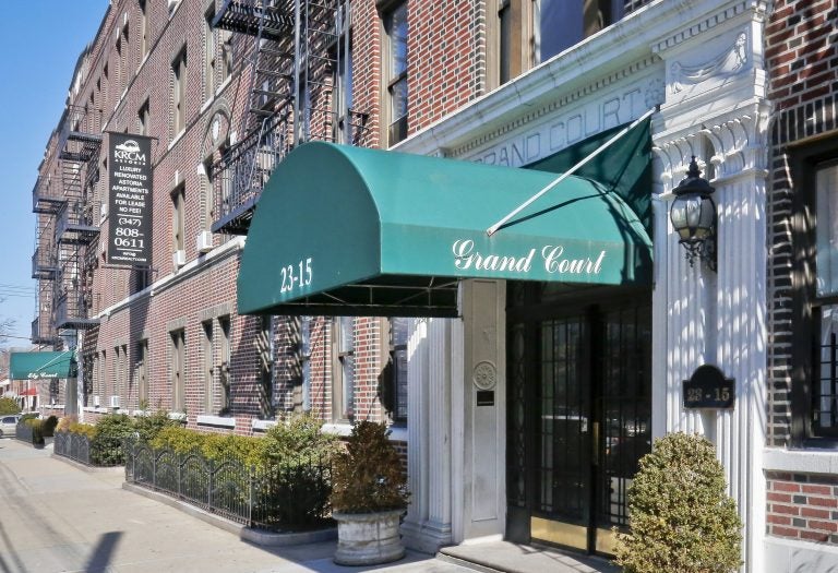 Apartment buildings in the Astoria section of Queens, N.Y., once owned by the Kushner Cos. Bebeto Matthews/AP