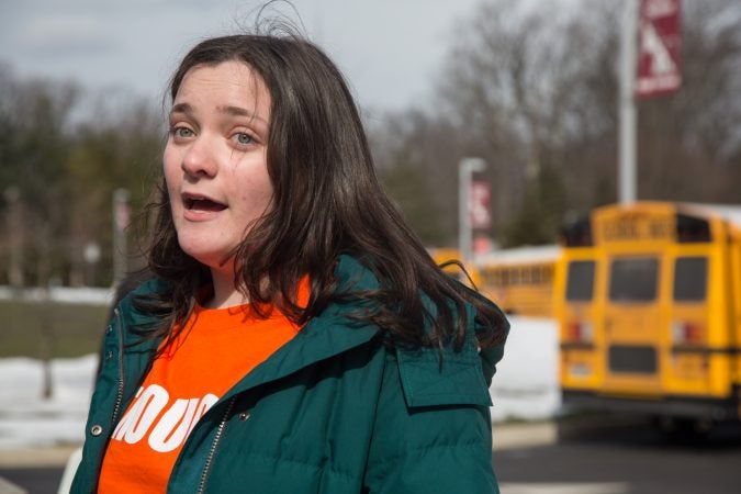 Mimi Halpern, 15, a freshman at Lower Merion High School, was one of the organizers of her school's walkout