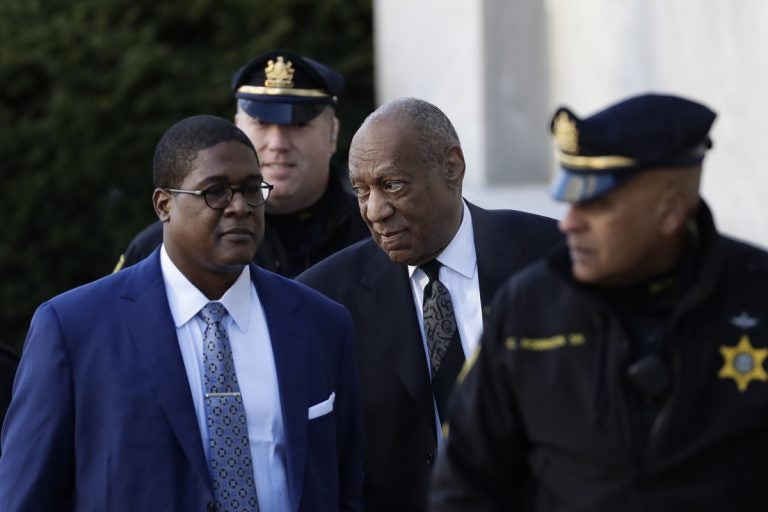 Bill Cosby arrives for a pretrial hearing in his sexual assault case