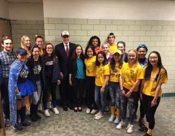 U.S. Senator Bob Casey visited students at Cheltenham High School, March 2, 2018.