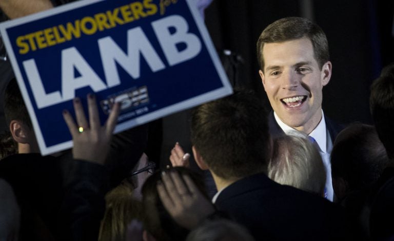 Democrat Conor Lamb appears to have won the special election in Pennsylvania's 18th Congressional District, based on a review of the vote by public radio station WESA. (Drew Angerer/Getty Images)