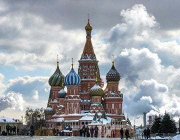 In Moscow, Russian voters will head to the polls on Sunday to cast their votes in the country's presidential election.
(Mladen Antonov/AFP/Getty Images)