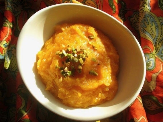 Syrian-Style Haroset, a Passover spread made with apricots and pistachios. (Jennifer Abadi)