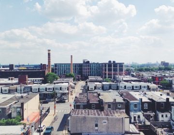 An aerial view of Ruokai Chen's Kensington neighborhood.