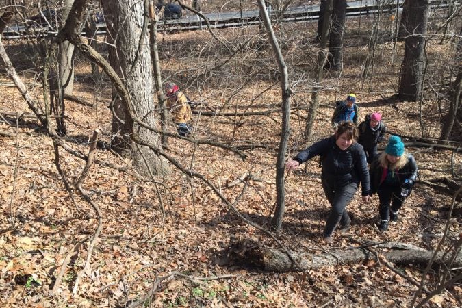 Some of the paths at the edge of Philadelphia's city limits are more rustic. (Image courtesy of J.J. Tiziou)