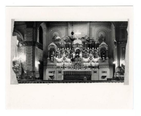 St. Peter Claver interior c. 1910. / Historical Society of Pennsylvania