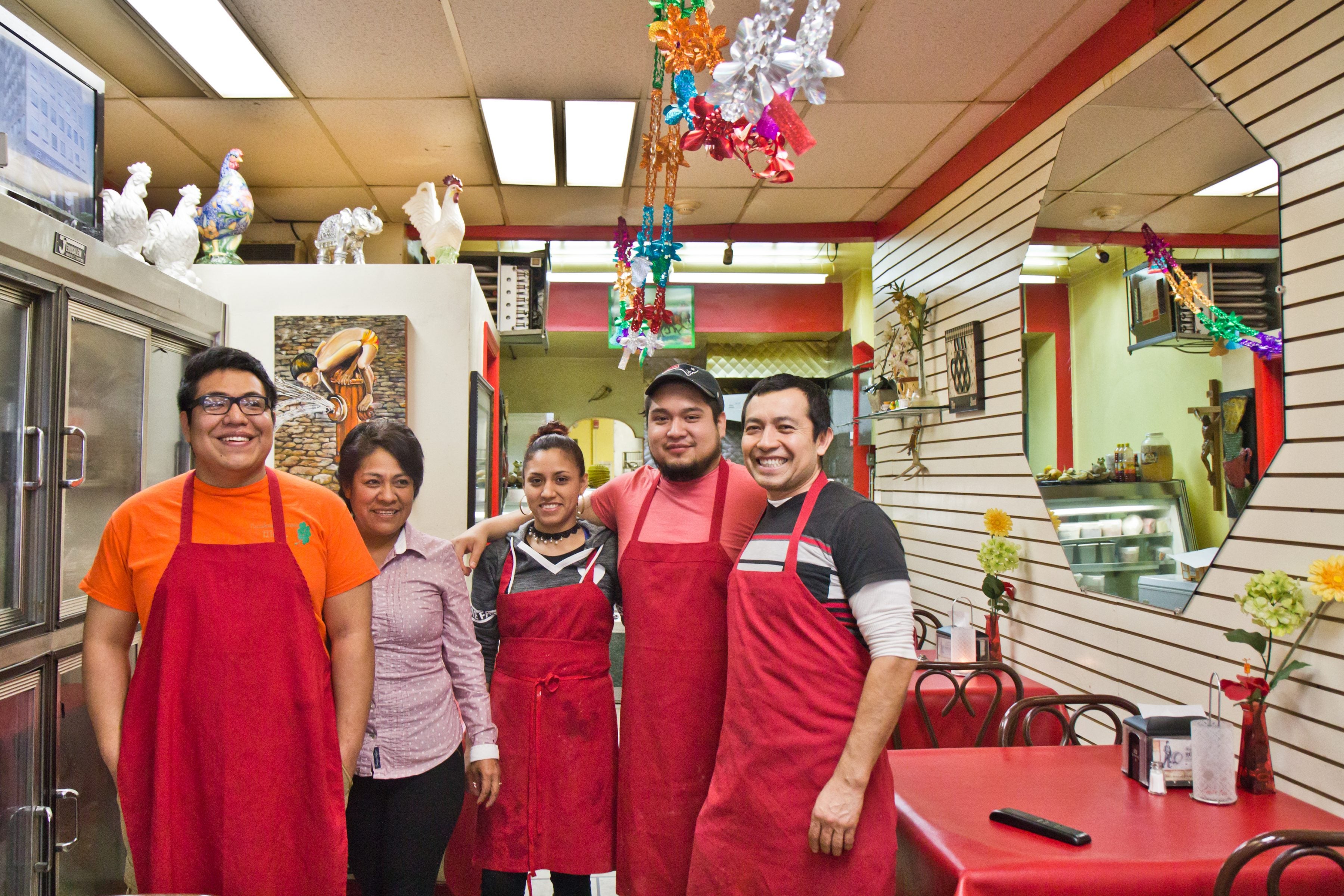 The Macias family, owners of Panaderia Mexicana El Trebol, have lived in Olney for 20 years.