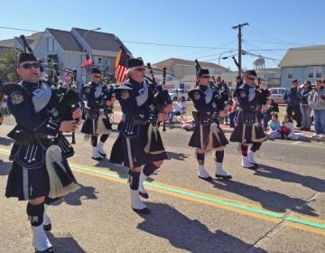 A scene for a past Ocean County St. Patrick's Day Parade in Seaside Heights. The 2018 parade is set for March 10. (Photo: Sandy Levine/for WHYY)