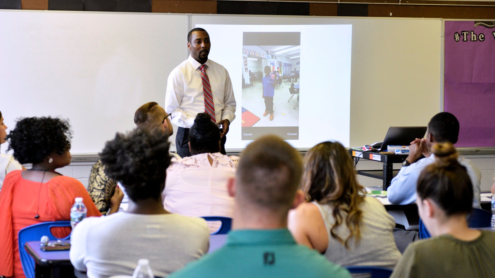 School Year Kick-off for teaching staff of Mastery Charter School John Wister Elementary.