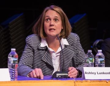 Ashley Lunkenheimer is a former federal prosecutor and first-time candidate. (Emily Cohen for WHYY)