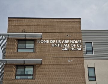 The Ruth Williams House at Broad and Boston Streets in Philadelphia has 88 units for those in need of affordable housing. (Kimberly Paynter/WHYY)