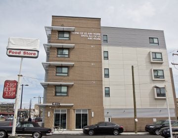 The Ruth Williams House at Broad and Boston Streets in Philadelphia has 88 units for those in need of affordable housing. (Kimberly Paynter/WHYY)