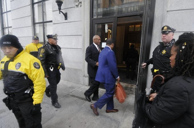 Bill Cosby arrives at the Courthouse in Norristown, PA on Monday, April 2, 2018. (Bastiaan Slabbers for WHYY)