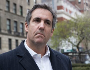 FILE - This Wednesday, April 11, 2018 file photo shows attorney Michael Cohen in New York. On Thursday, April 12, 2018, The Associated Press has found that stories circulating on the internet that a federal judge in California dismissed a search warrant and evidence from FBI raid at the office of Cohen, Trump's personal attorney, are untrue. (AP Photo/Mary Altaffer)