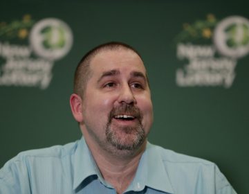 Richard Wahl speaks during a news conference introducing him as the $533 million Mega Millions jackpot winner at the New Jersey Lottery headquarters, Friday, April 13, 2018, in Trenton, N.J. Wahl hit the winning numbers during the Friday, March 30 drawing on a ticket he bought at a gas station in Riverdale, N.J. (Julio Cortez/AP Photo)