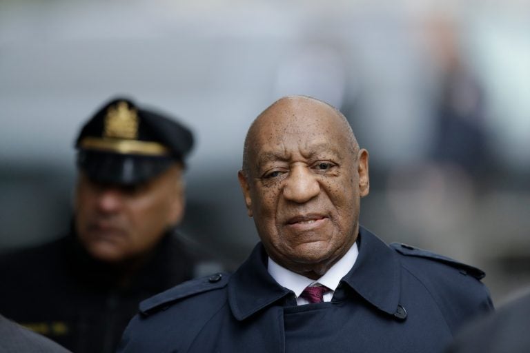 Bill Cosby arrives for his sexual assault trial, Wednesday, April 25, 2018, at the Montgomery County Courthouse in Norristown, Pa.