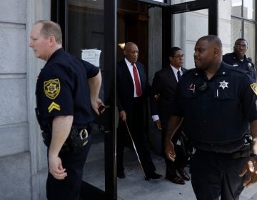 Bill Cosby departs after his sexual assault trial, Thursday, April 26, 2018, at the Montgomery County Courthouse in Norristown, Pa. Cosby was convicted Thursday of drugging and molesting a woman in the first big celebrity trial of the #MeToo era. (Matt Slocum/AP Photo)