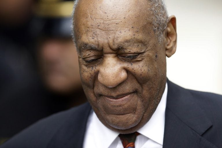 Bill Cosby arrives for his sexual assault trial, Thursday, April 19, 2018, at the Montgomery County Courthouse in Norristown. (Matt Slocum/AP Photo)