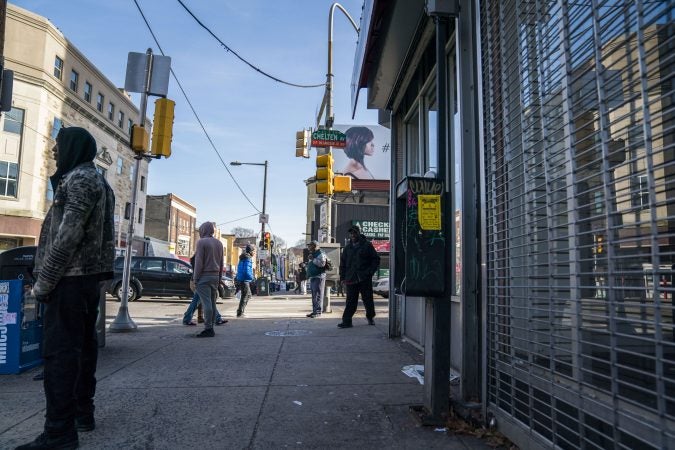 A busy intersection in Germantown, Philadelphia. (Jessica Kourkounis/WHYY)