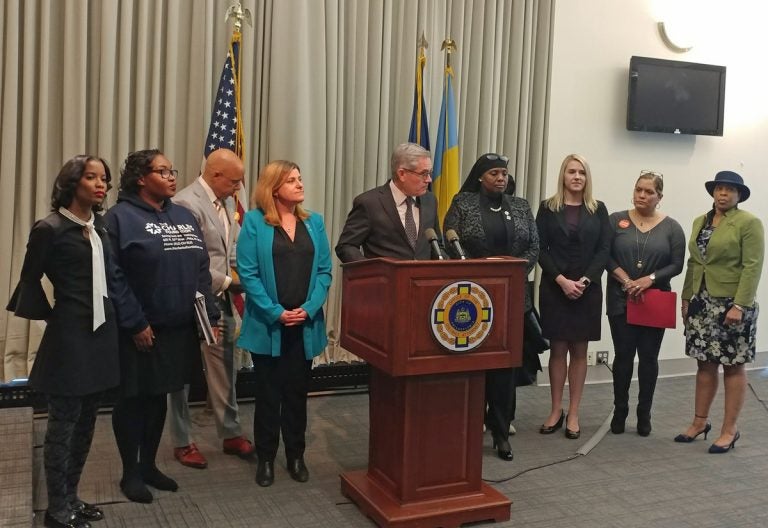 Philly DA Larry Krasner announces a new Victims Advisory Committee (Tom MacDonald/WHYY)