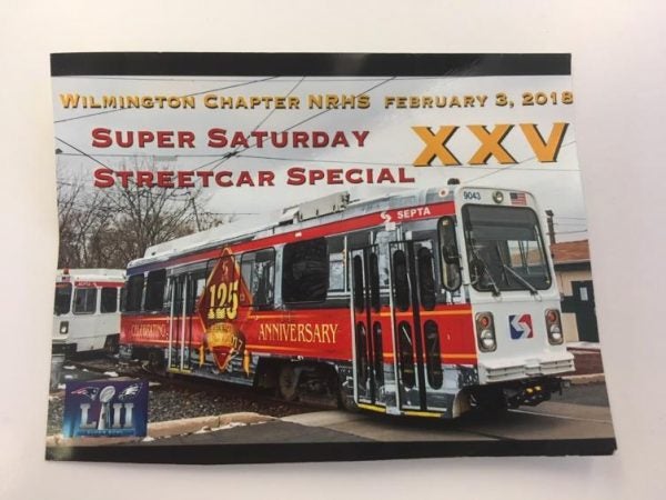 The 25th Super Saturday Streetcar Special ticket