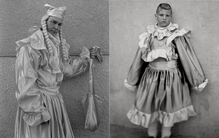 Photos of Mummers from the book 