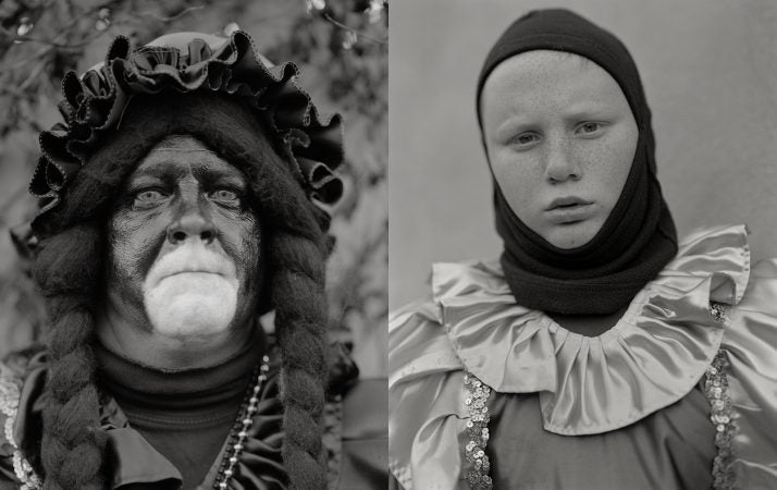 Photos of Mummers from the book 