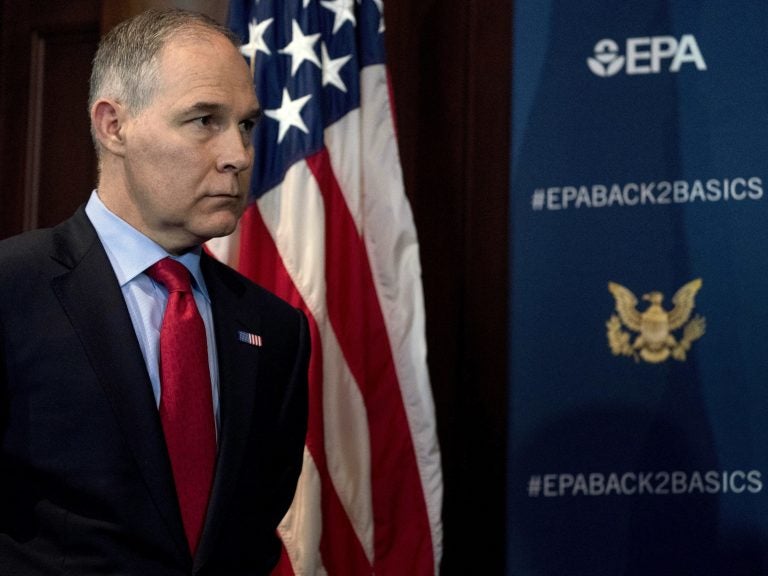 Environmental Protection Agency Administrator Scott Pruitt announces his decision to scrap fuel standards. He faces lawmakers Thursday for the first time since numerous ethics allegations surfaced.