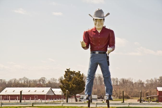 The Cowtown Rodeo in Pilesgrove Township, N.J. (Kimberly Paynter/WHYY)