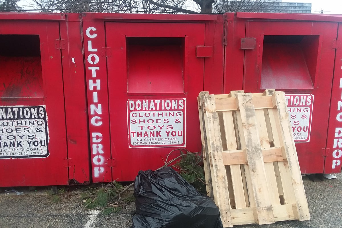 Not all clothing collection bins are about good will - WHYY